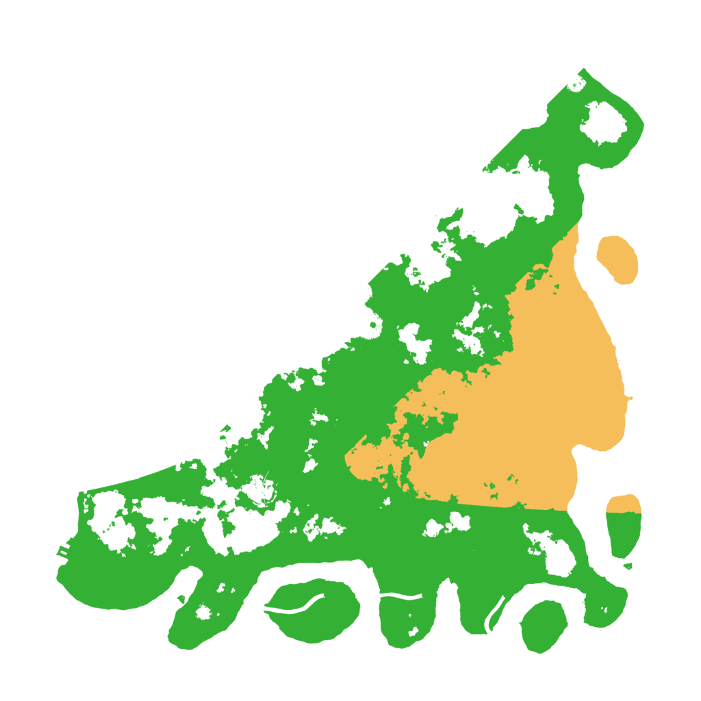 Biome Rust Map: Procedural Map, Size: 4300, Seed: 628972345