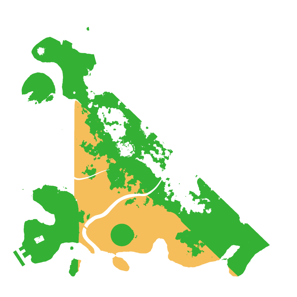 Biome Rust Map: Procedural Map, Size: 3500, Seed: 500068