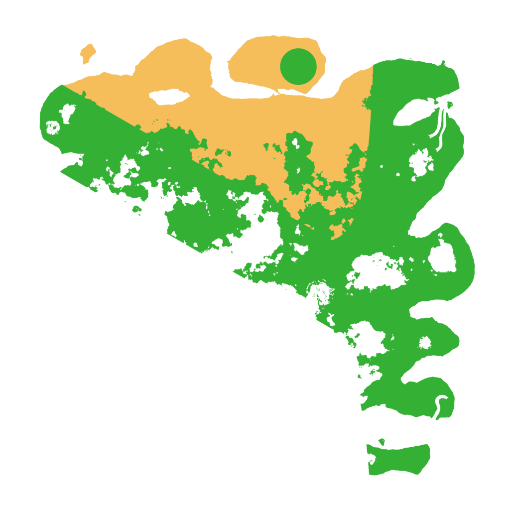 Biome Rust Map: Procedural Map, Size: 3696, Seed: 19486121