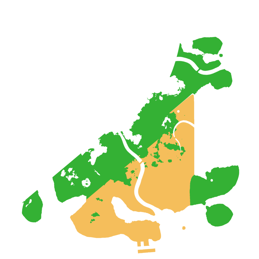 Biome Rust Map: Procedural Map, Size: 3000, Seed: 12728