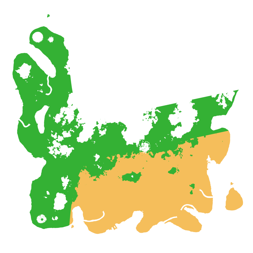 Biome Rust Map: Procedural Map, Size: 4200, Seed: 2555487