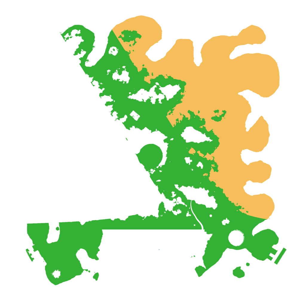 Biome Rust Map: Procedural Map, Size: 3450, Seed: 69953699