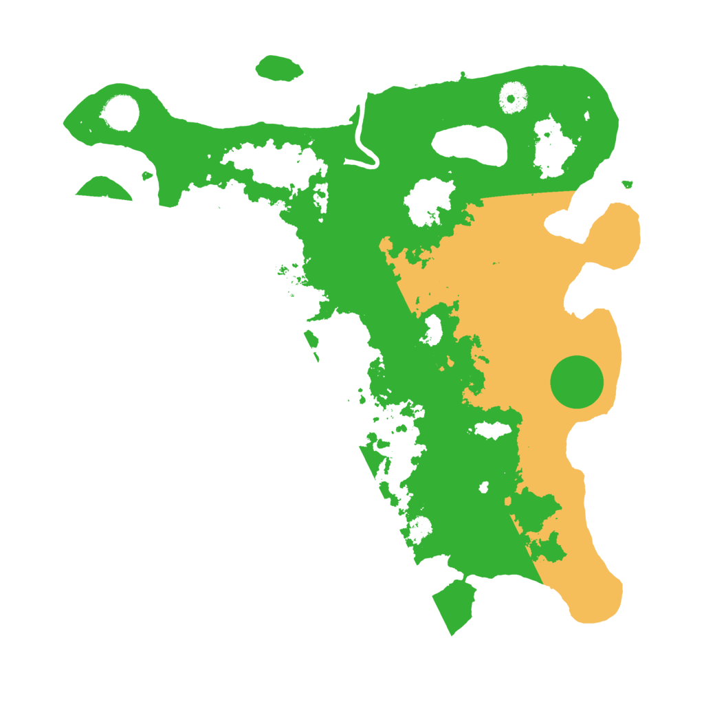 Biome Rust Map: Procedural Map, Size: 3499, Seed: 644936945
