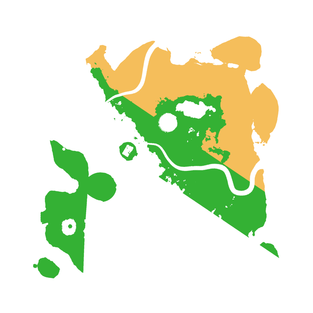Biome Rust Map: Procedural Map, Size: 3000, Seed: 42789959