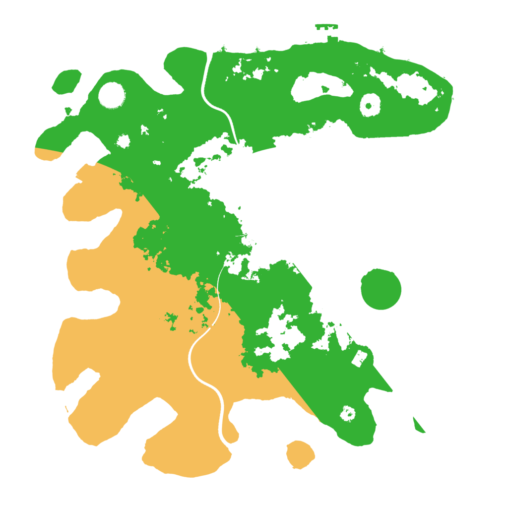 Biome Rust Map: Procedural Map, Size: 3400, Seed: 163751623
