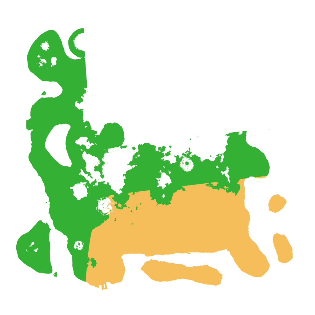 Biome Rust Map: Procedural Map, Size: 3500, Seed: 94825239