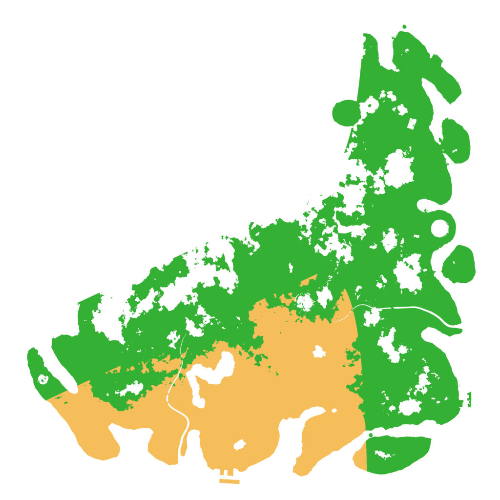 Biome Rust Map: Procedural Map, Size: 5000, Seed: 347727890