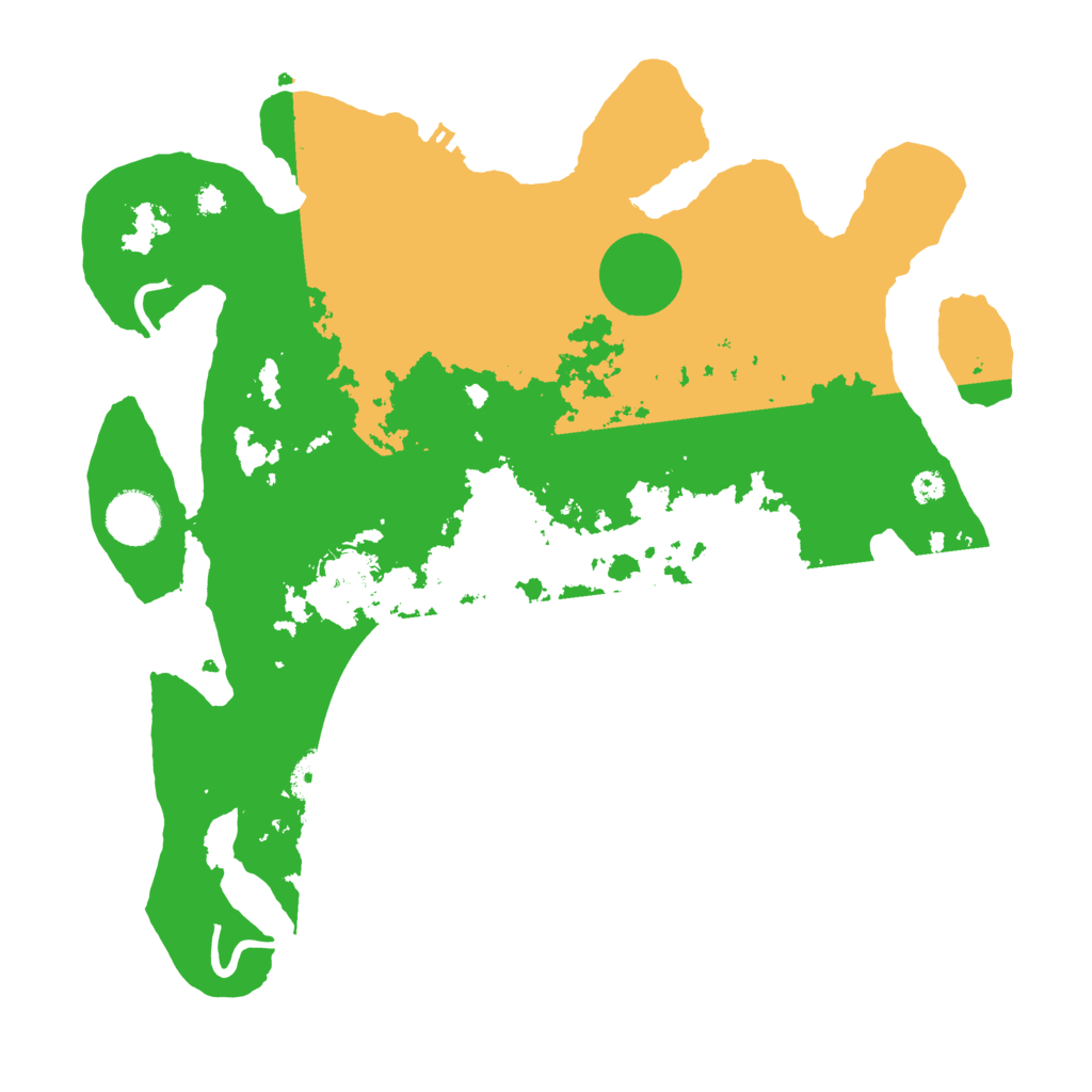 Biome Rust Map: Procedural Map, Size: 3500, Seed: 73612868