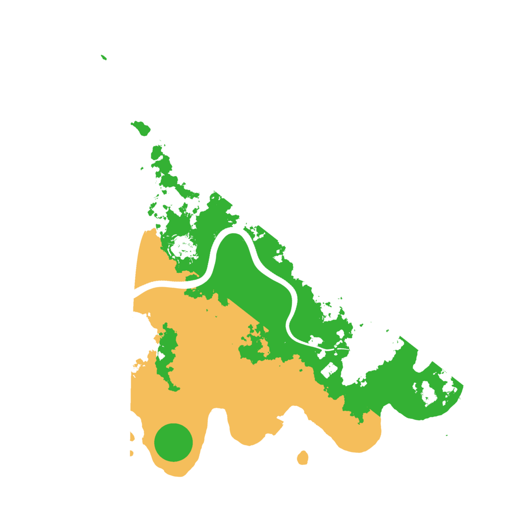 Biome Rust Map: Procedural Map, Size: 3500, Seed: 57949688