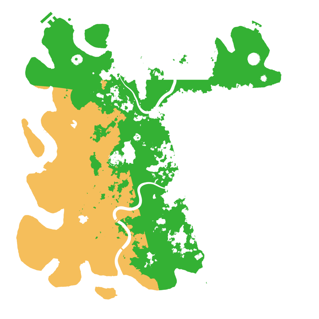 Biome Rust Map: Procedural Map, Size: 4500, Seed: 27111982