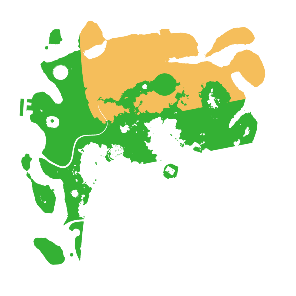 Biome Rust Map: Procedural Map, Size: 3500, Seed: 1543299666