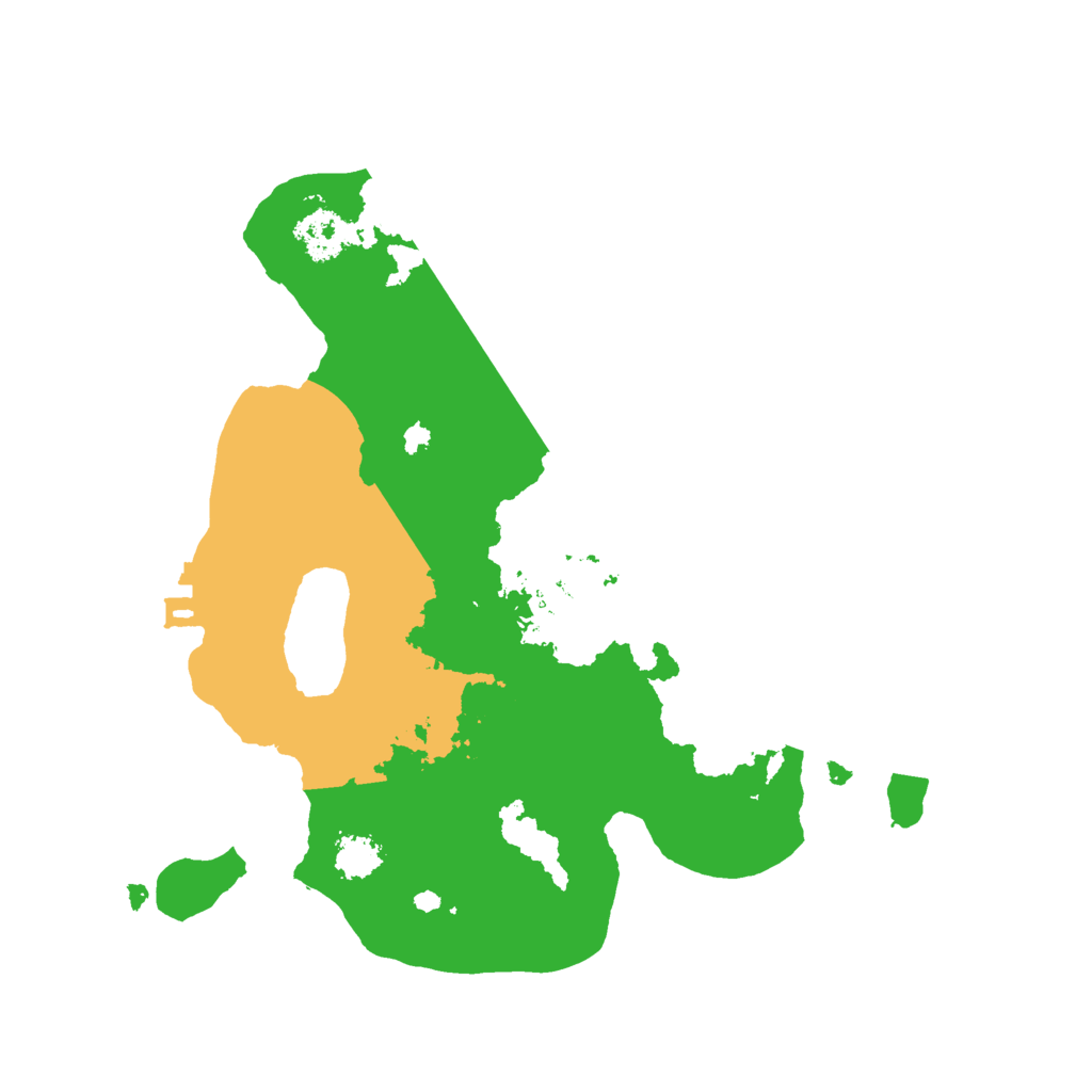 Biome Rust Map: Procedural Map, Size: 2200, Seed: 1328757773