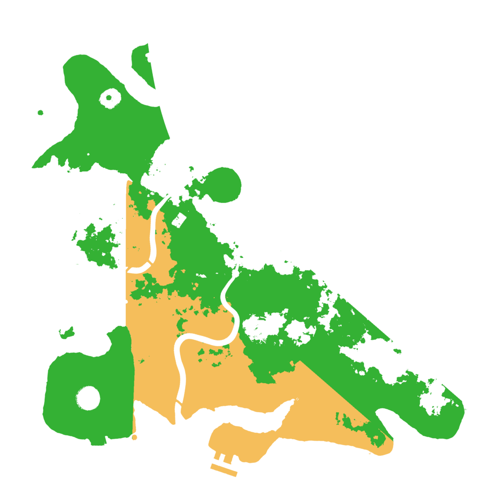 Biome Rust Map: Procedural Map, Size: 3750, Seed: 291222