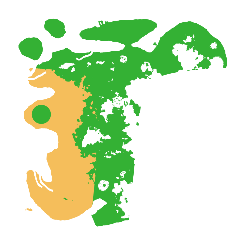 Biome Rust Map: Procedural Map, Size: 3500, Seed: 20273096