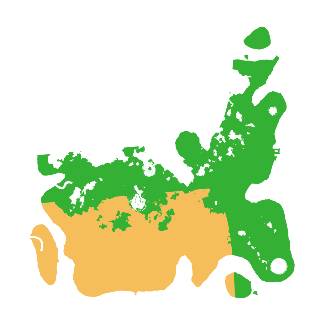 Biome Rust Map: Procedural Map, Size: 3500, Seed: 8535199