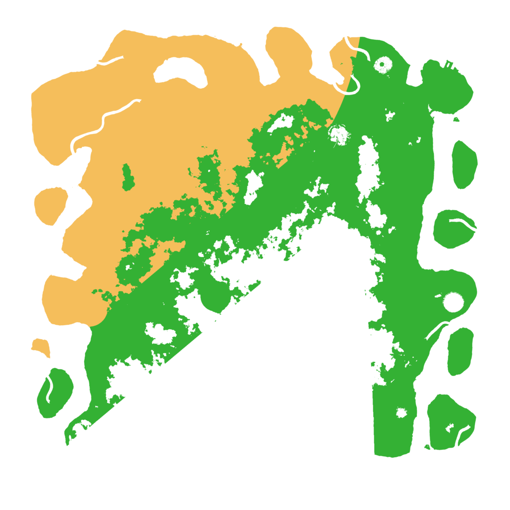 Biome Rust Map: Procedural Map, Size: 4500, Seed: 698440643