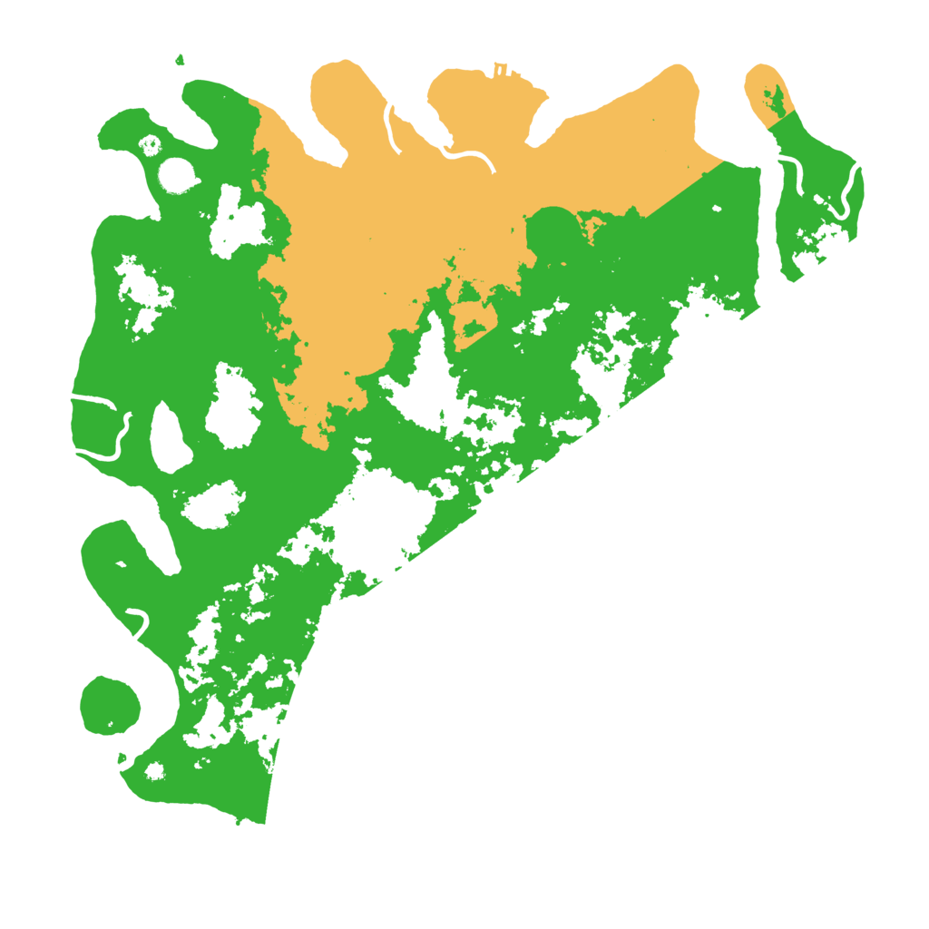 Biome Rust Map: Procedural Map, Size: 4500, Seed: 555435788