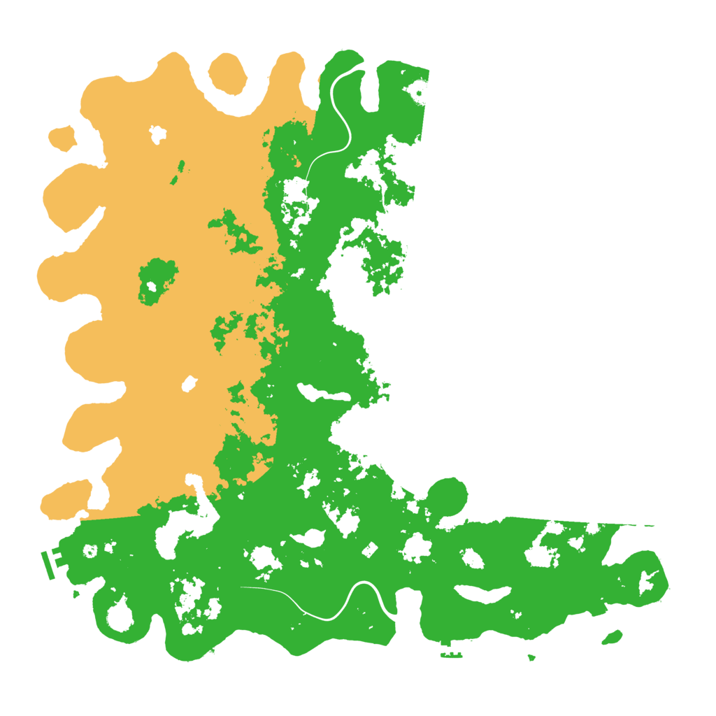 Biome Rust Map: Procedural Map, Size: 5000, Seed: 157