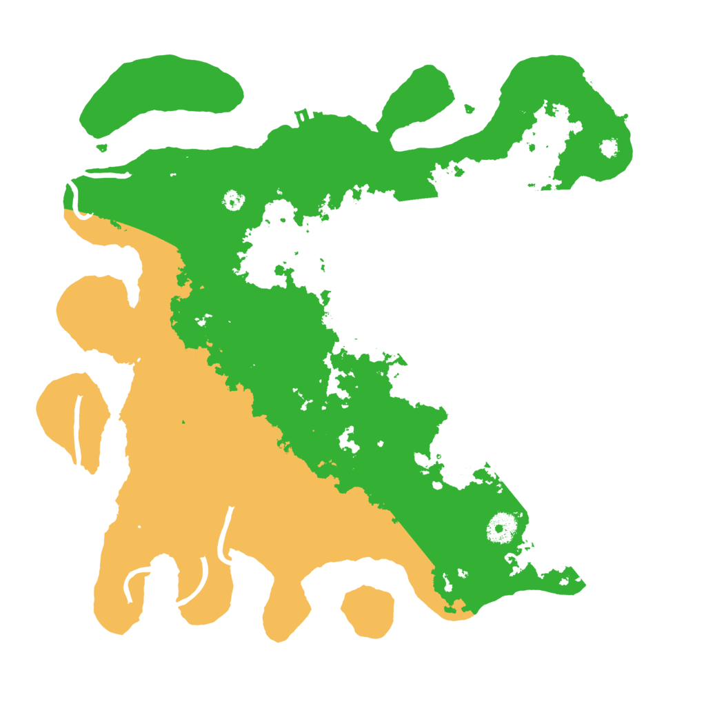 Biome Rust Map: Procedural Map, Size: 3500, Seed: 81412856