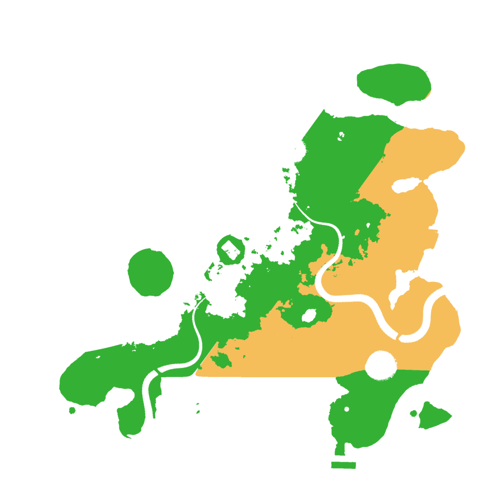Biome Rust Map: Procedural Map, Size: 3000, Seed: 5777544