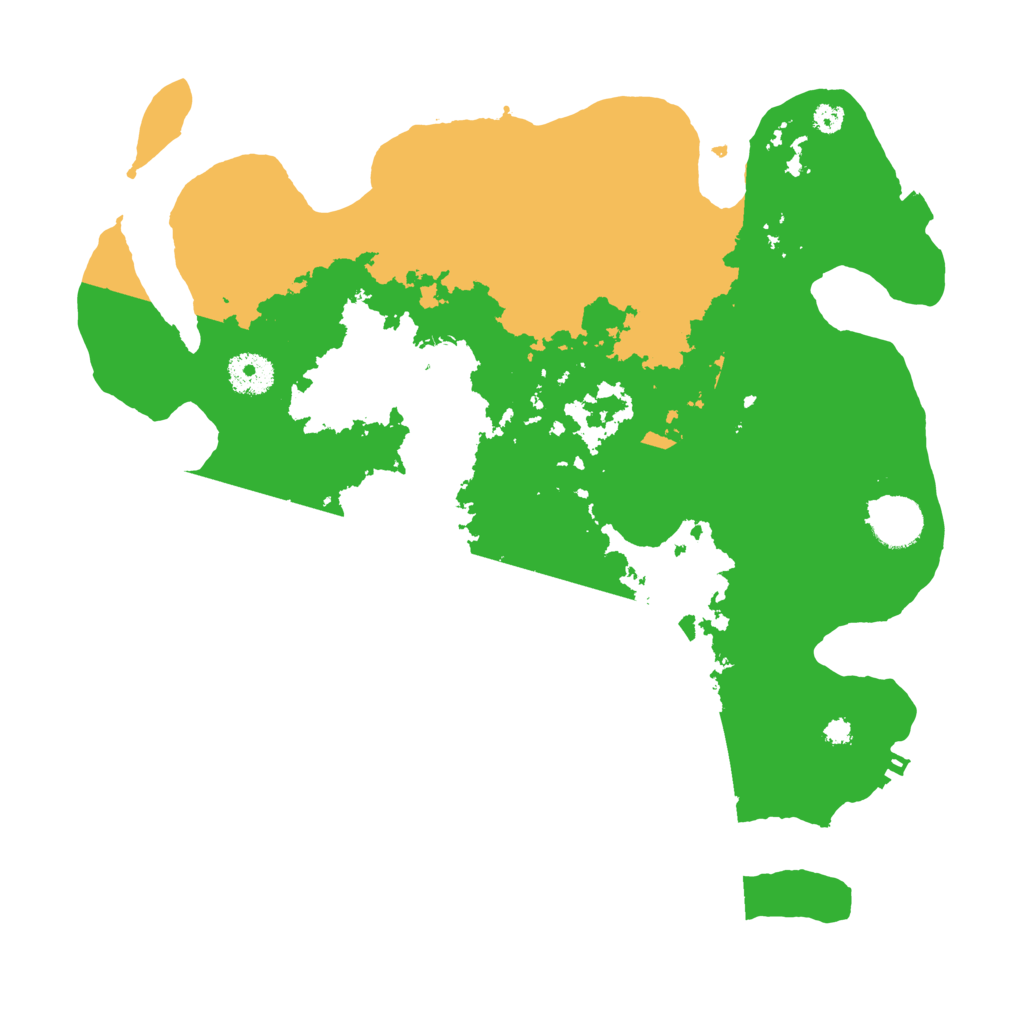 Biome Rust Map: Procedural Map, Size: 3500, Seed: 33546982