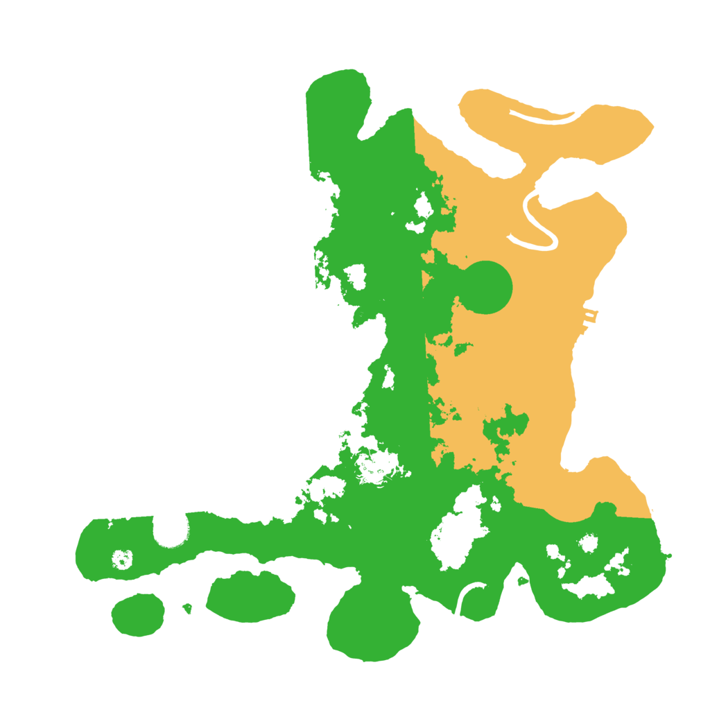 Biome Rust Map: Procedural Map, Size: 3500, Seed: 31118266