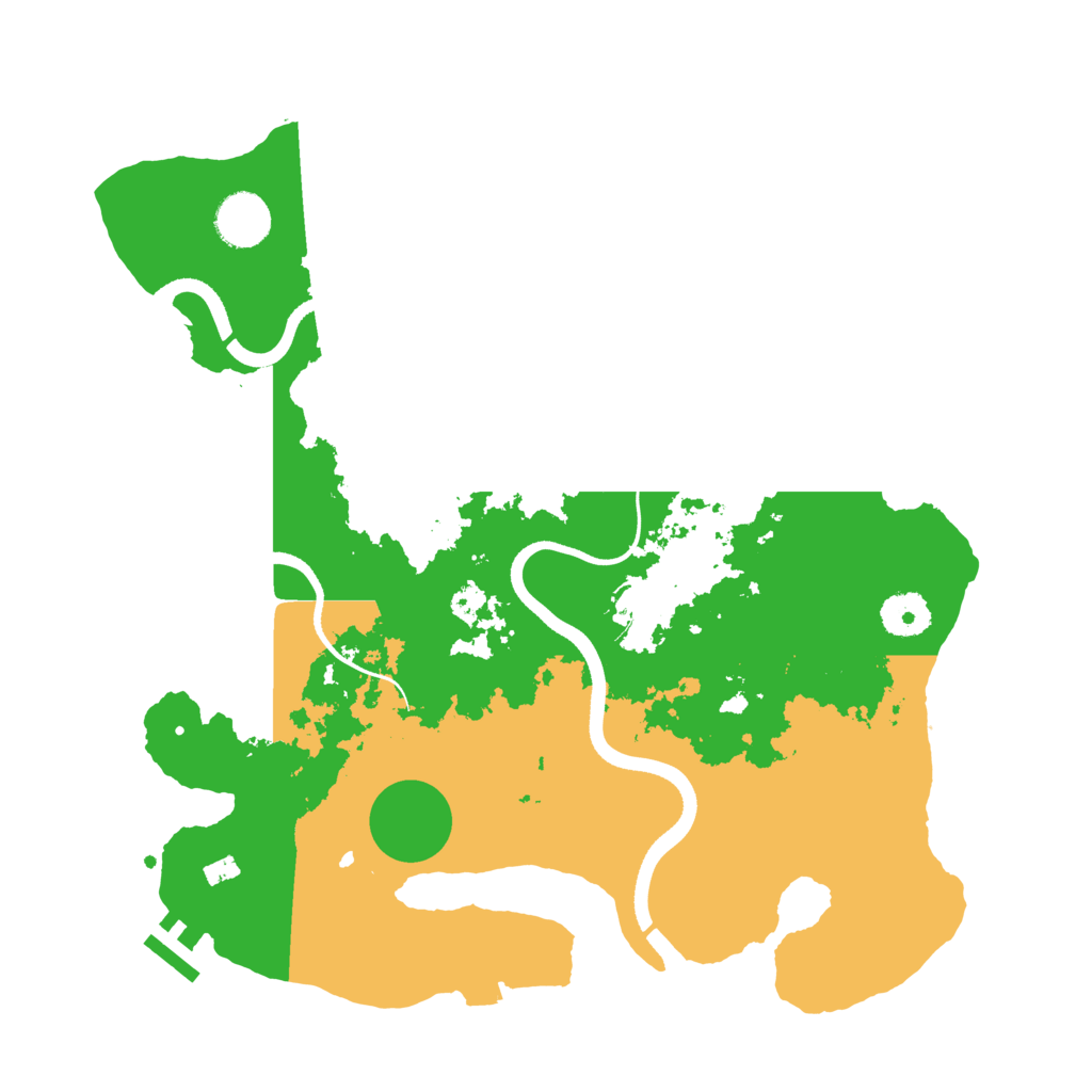 Biome Rust Map: Procedural Map, Size: 3500, Seed: 85051988