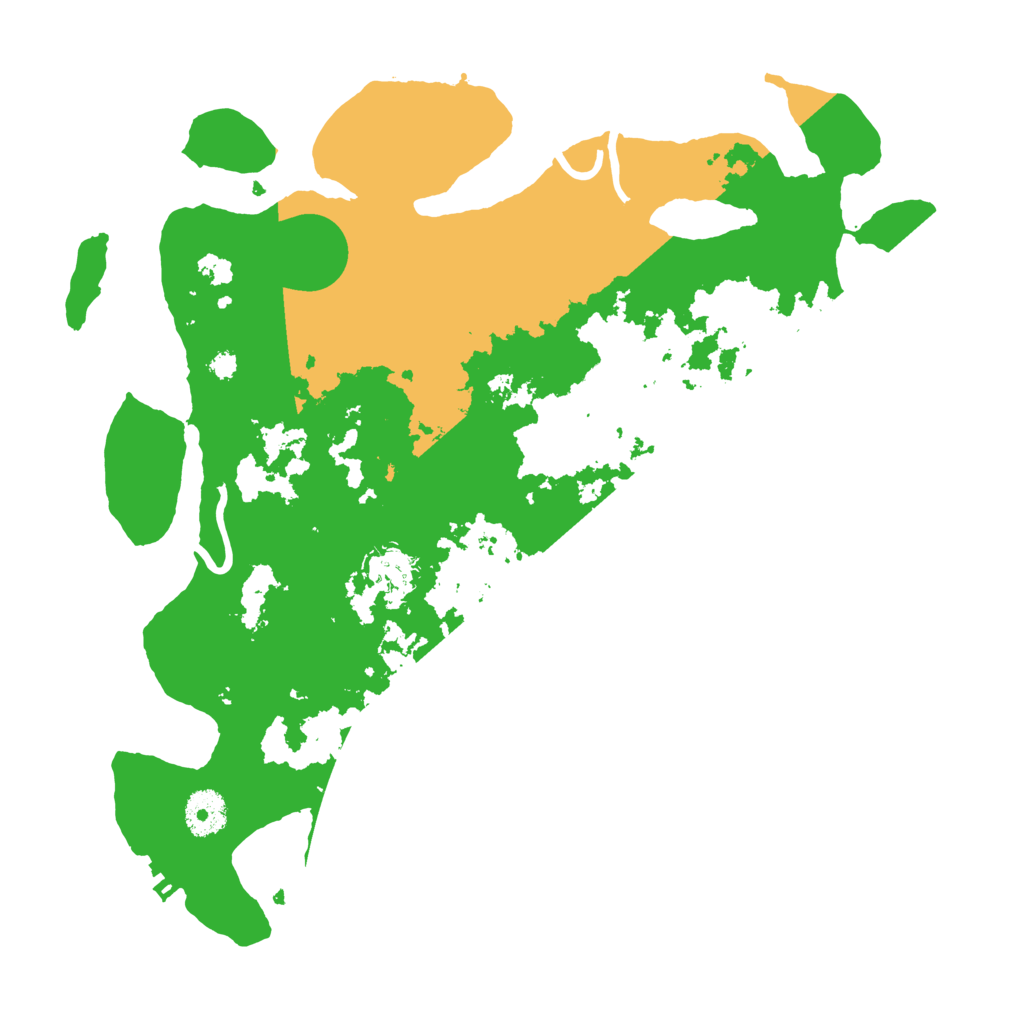 Biome Rust Map: Procedural Map, Size: 3500, Seed: 812529316