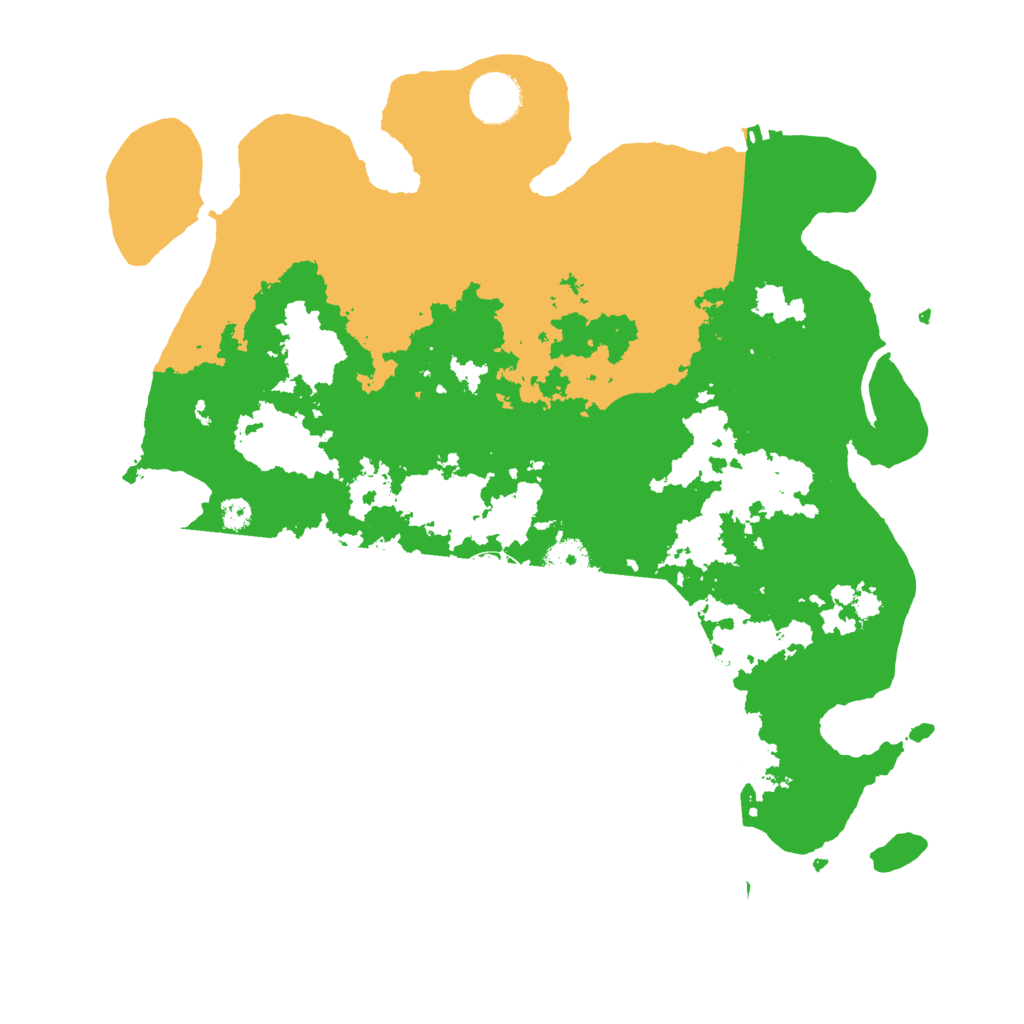 Biome Rust Map: Procedural Map, Size: 3500, Seed: 69097408