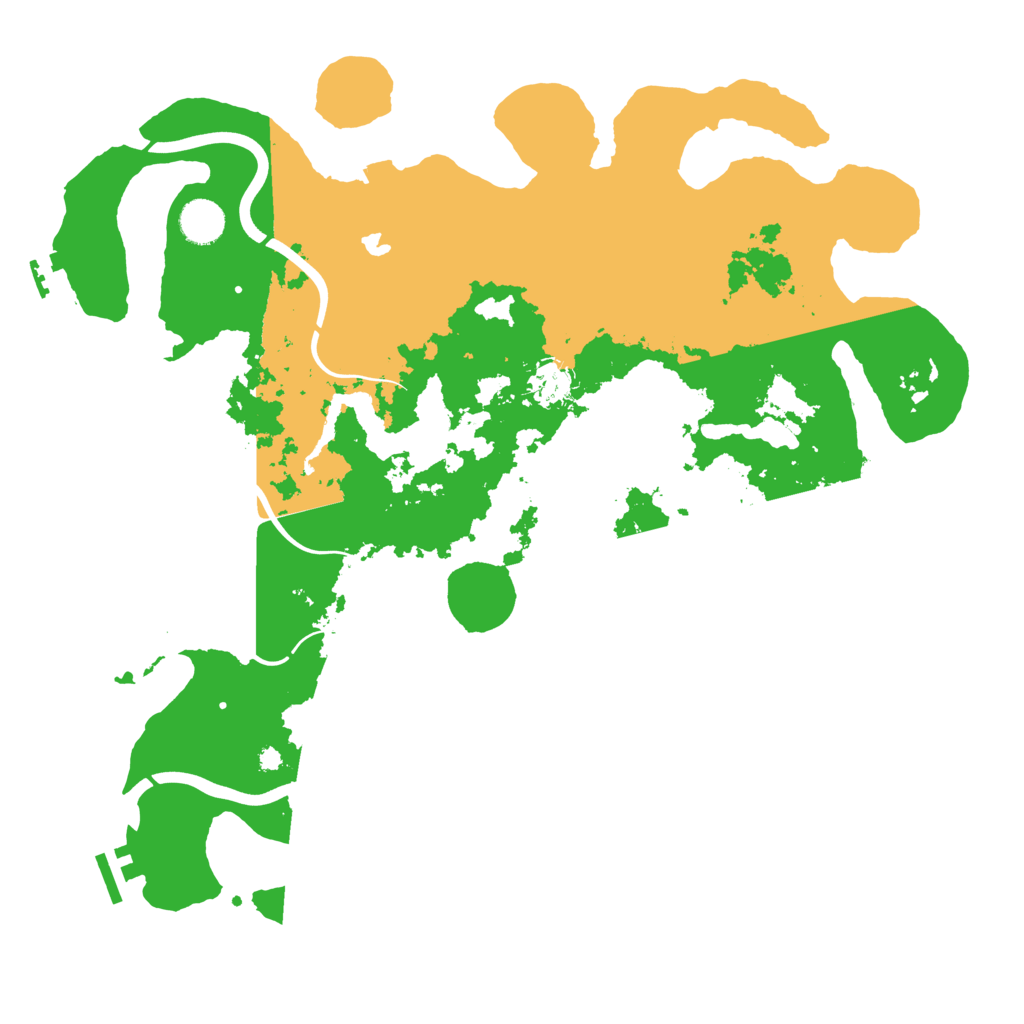 Biome Rust Map: Procedural Map, Size: 4000, Seed: 990214