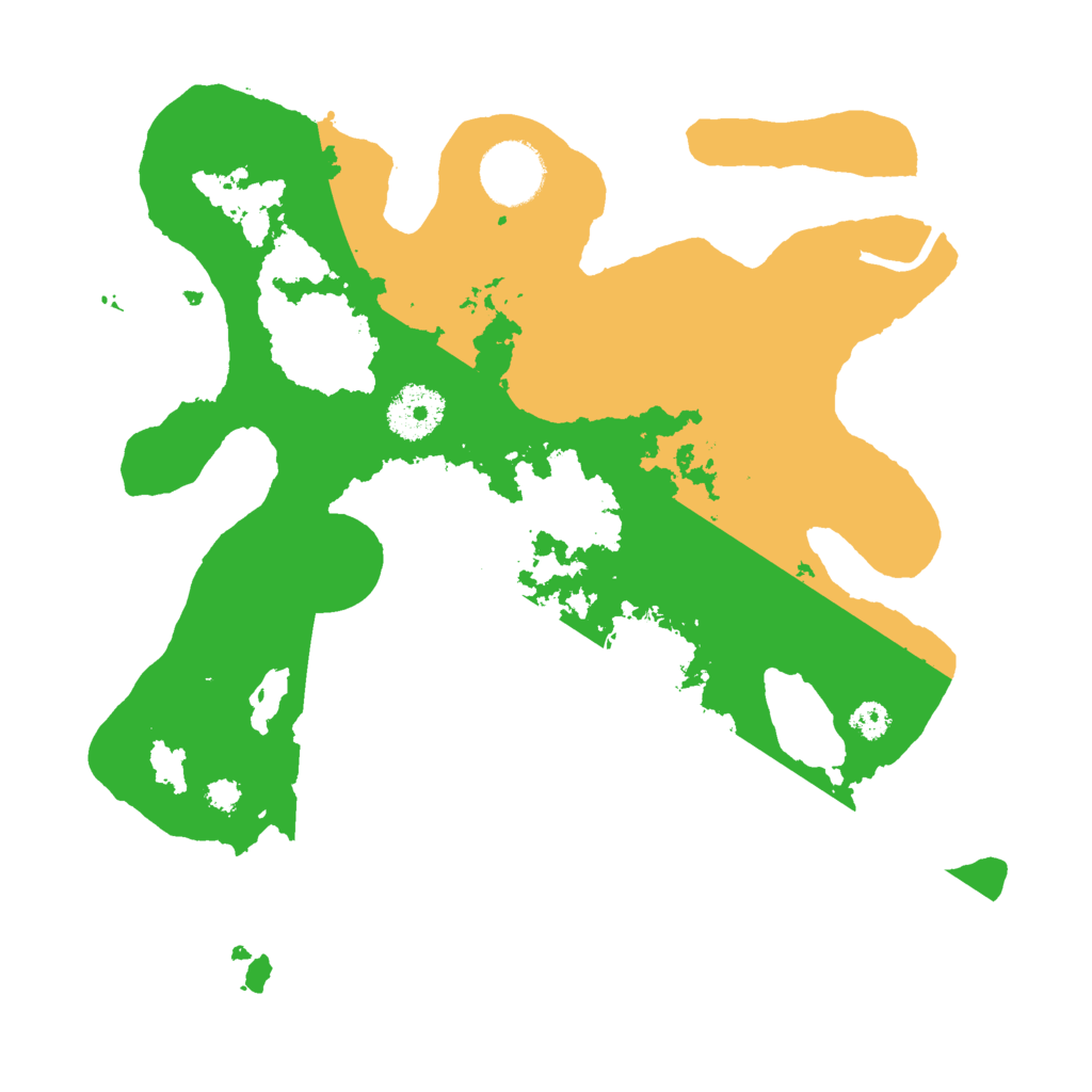 Biome Rust Map: Procedural Map, Size: 3000, Seed: 2451083