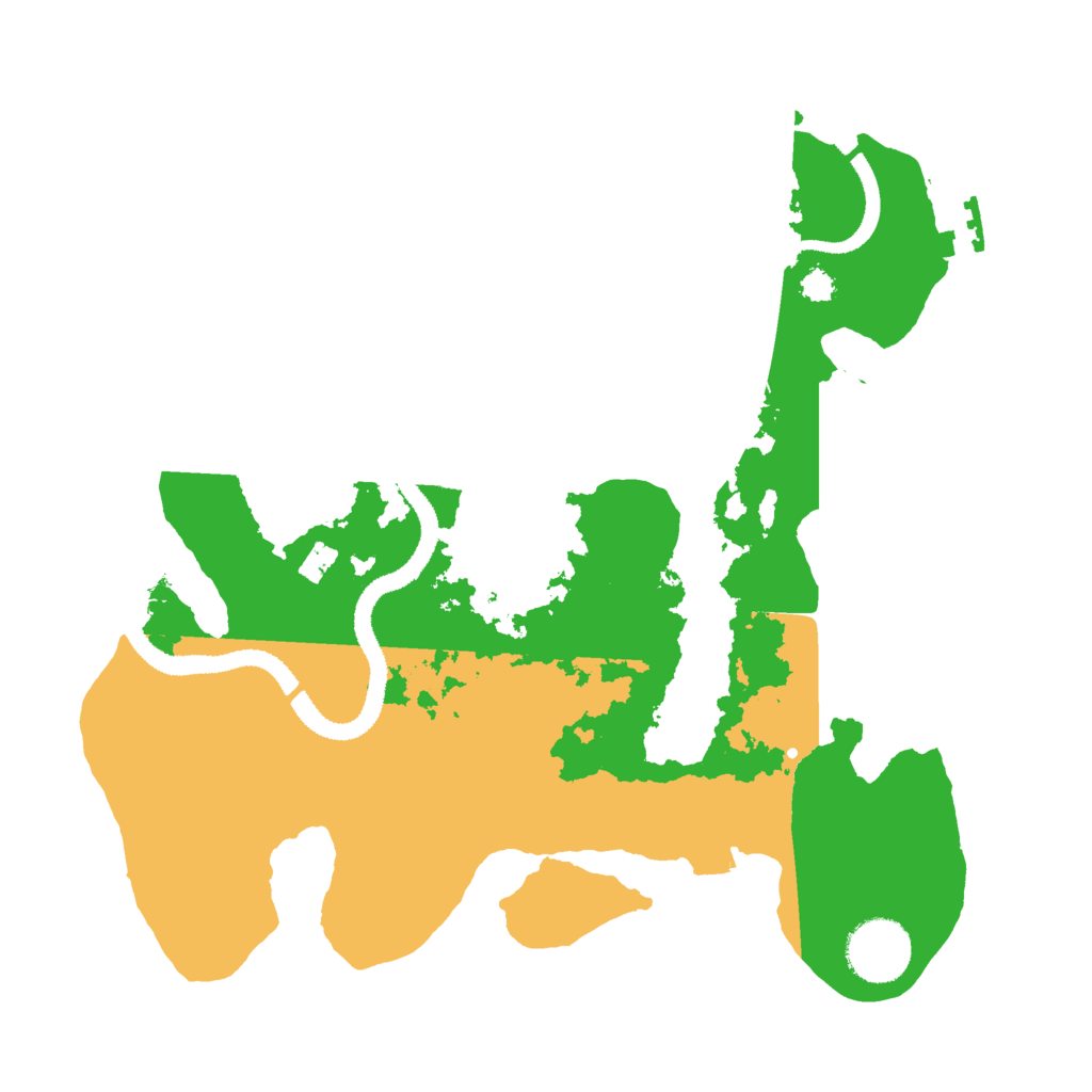 Biome Rust Map: Procedural Map, Size: 3000, Seed: 56614306