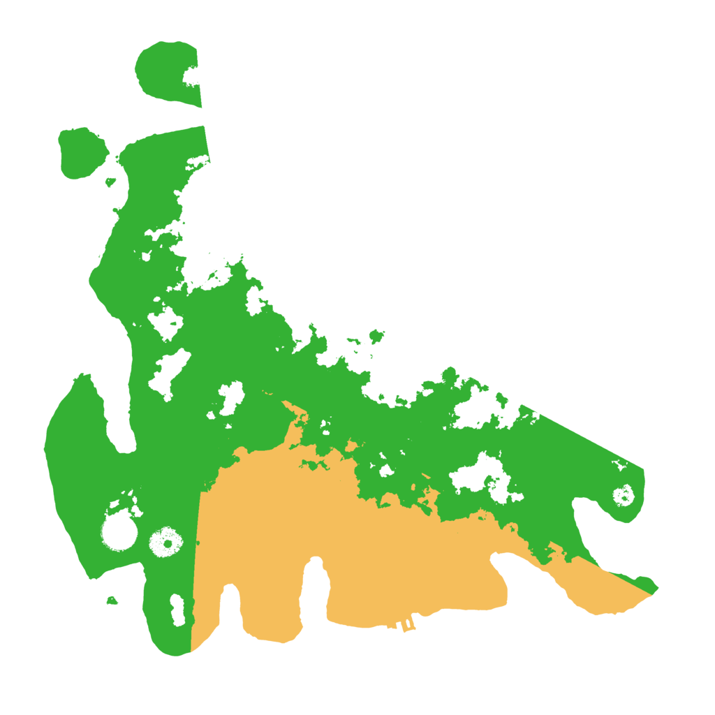 Biome Rust Map: Procedural Map, Size: 3500, Seed: 84053265