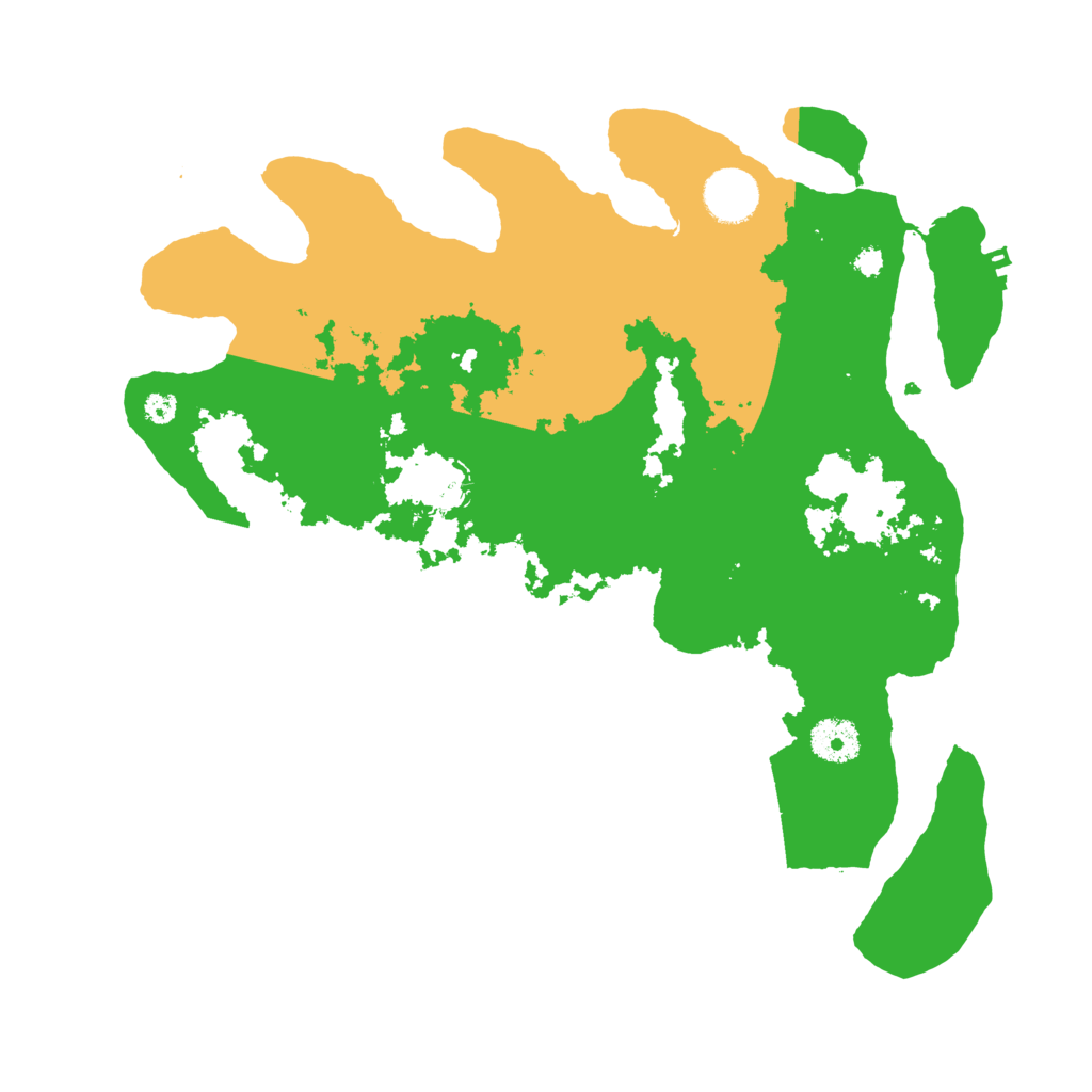 Biome Rust Map: Procedural Map, Size: 3500, Seed: 2116535863