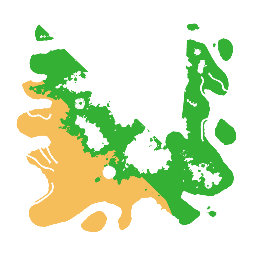Biome Rust Map: Procedural Map, Size: 3500, Seed: 75101259