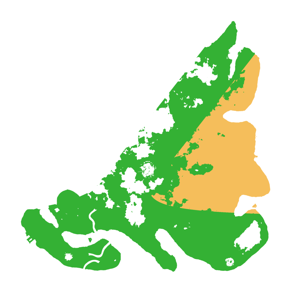 Biome Rust Map: Procedural Map, Size: 3500, Seed: 98976184