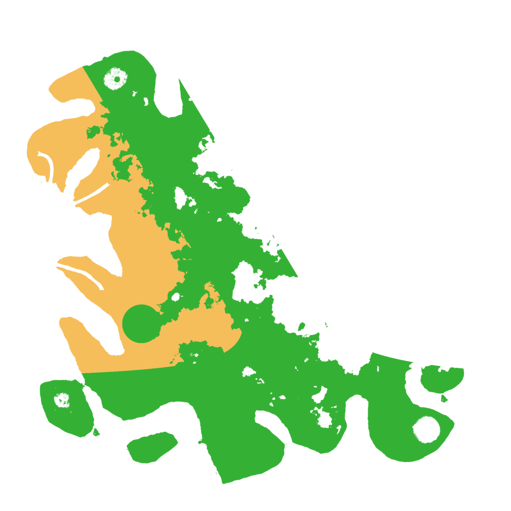 Biome Rust Map: Procedural Map, Size: 3500, Seed: 58950755