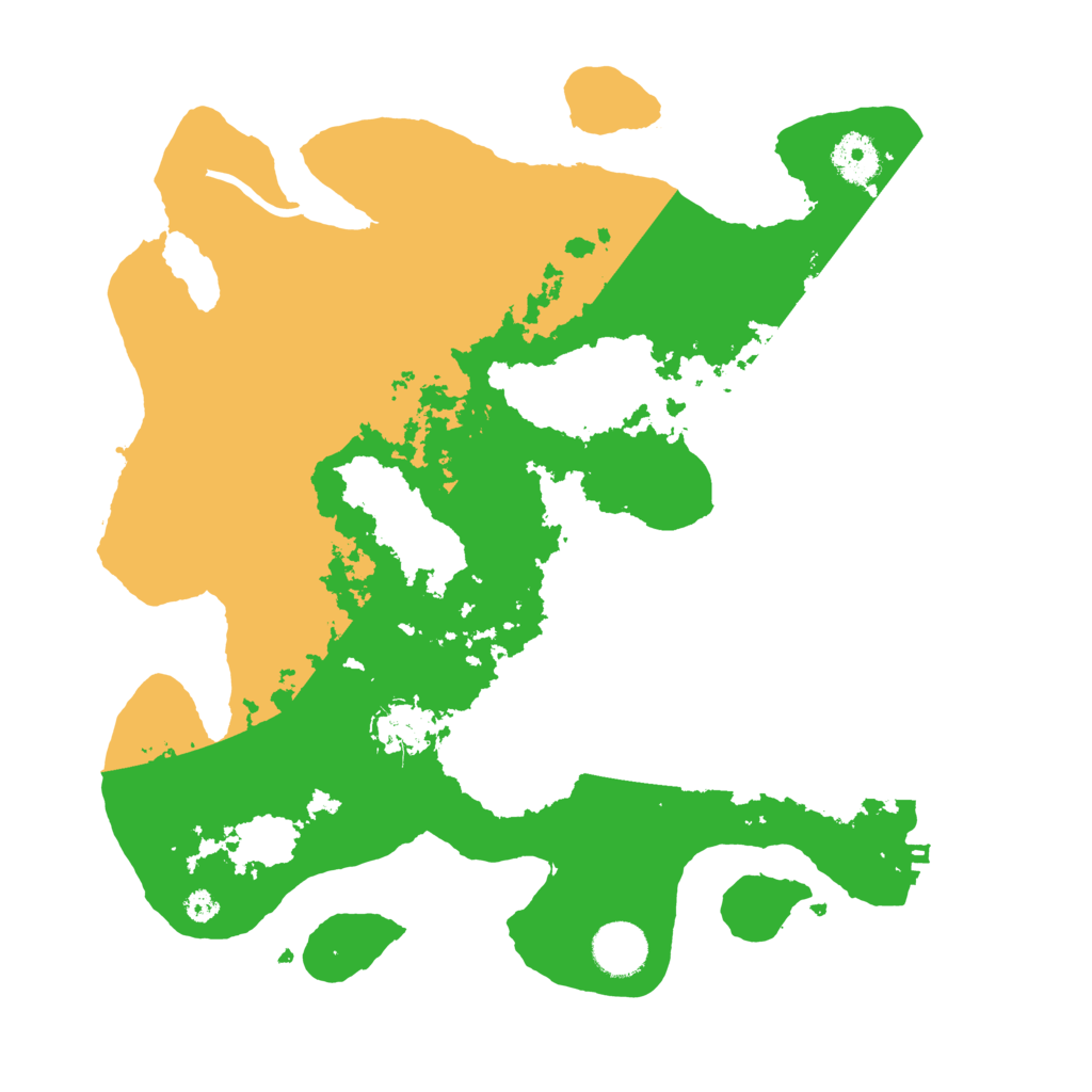 Biome Rust Map: Procedural Map, Size: 3500, Seed: 25619685