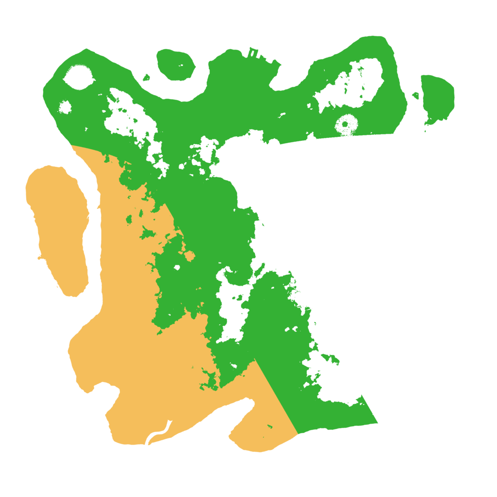 Biome Rust Map: Procedural Map, Size: 3500, Seed: 44626847
