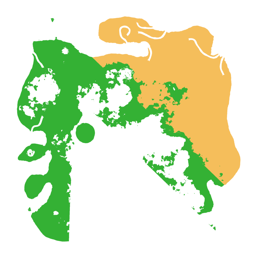 Biome Rust Map: Procedural Map, Size: 3600, Seed: 986271