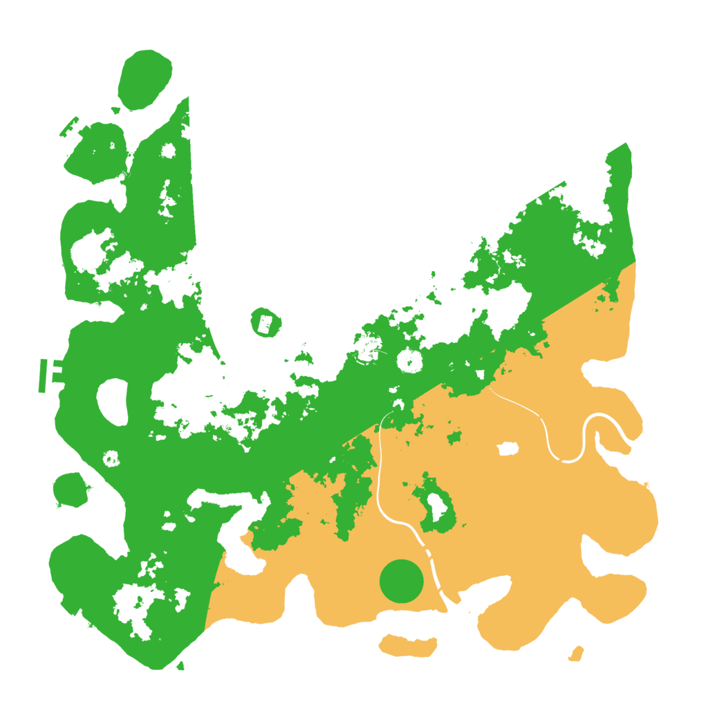 Biome Rust Map: Procedural Map, Size: 4250, Seed: 2126556161
