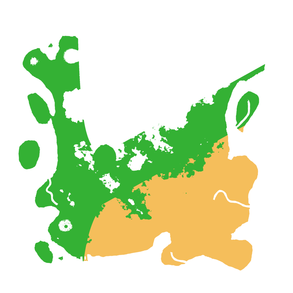 Biome Rust Map: Procedural Map, Size: 3500, Seed: 22454329
