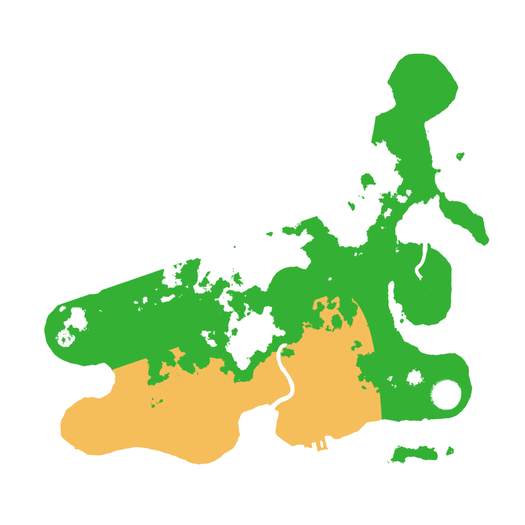 Biome Rust Map: Procedural Map, Size: 3100, Seed: 648252