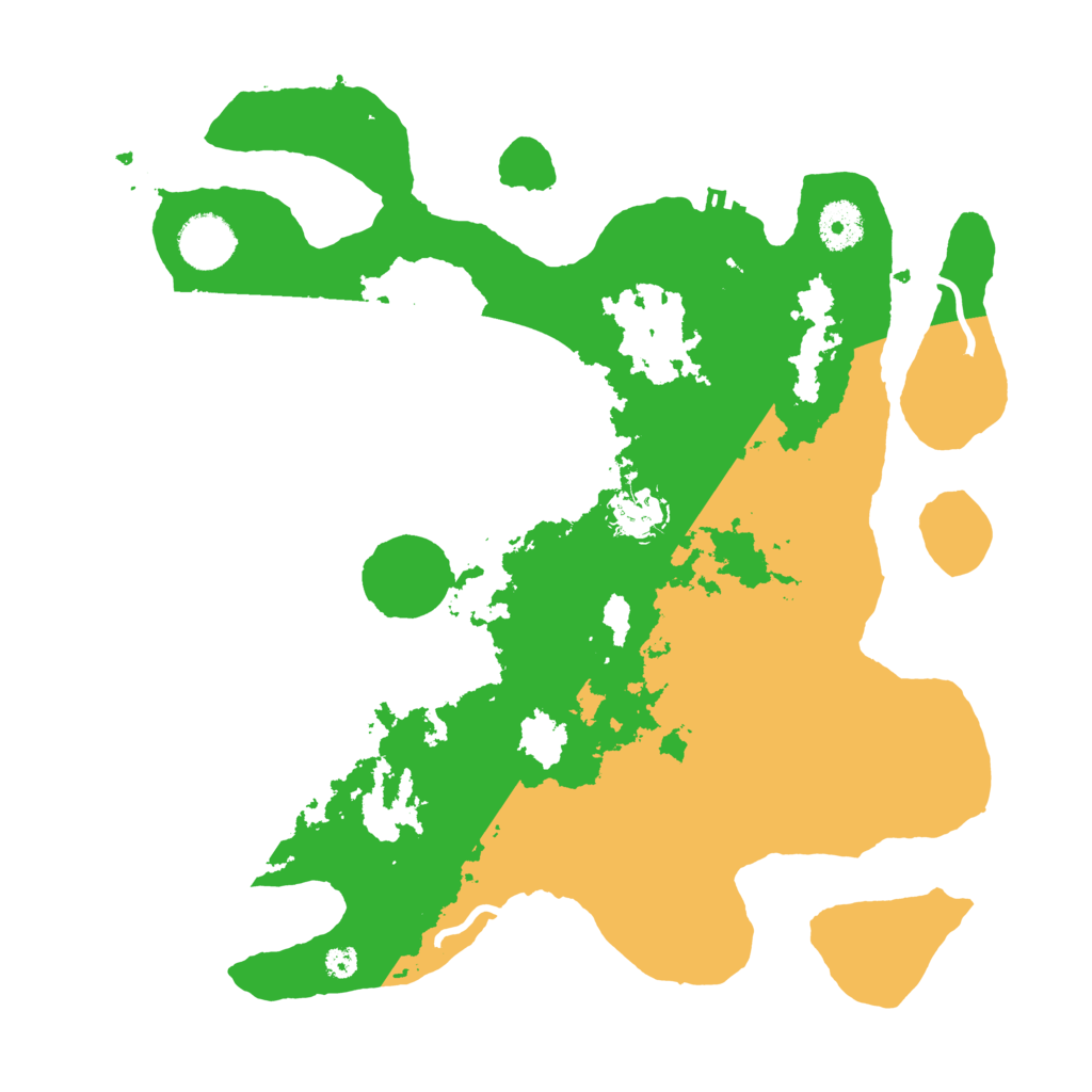 Biome Rust Map: Procedural Map, Size: 3500, Seed: 25048348