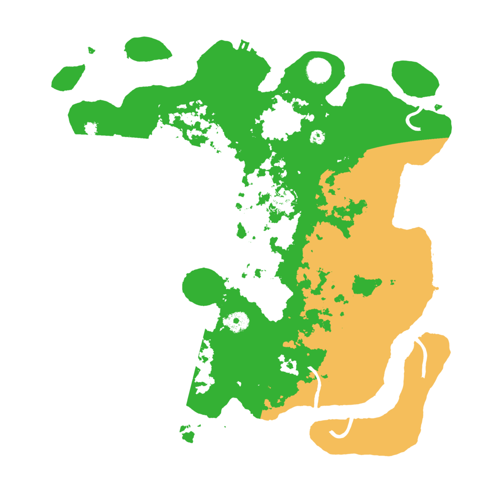 Biome Rust Map: Procedural Map, Size: 3500, Seed: 35007964