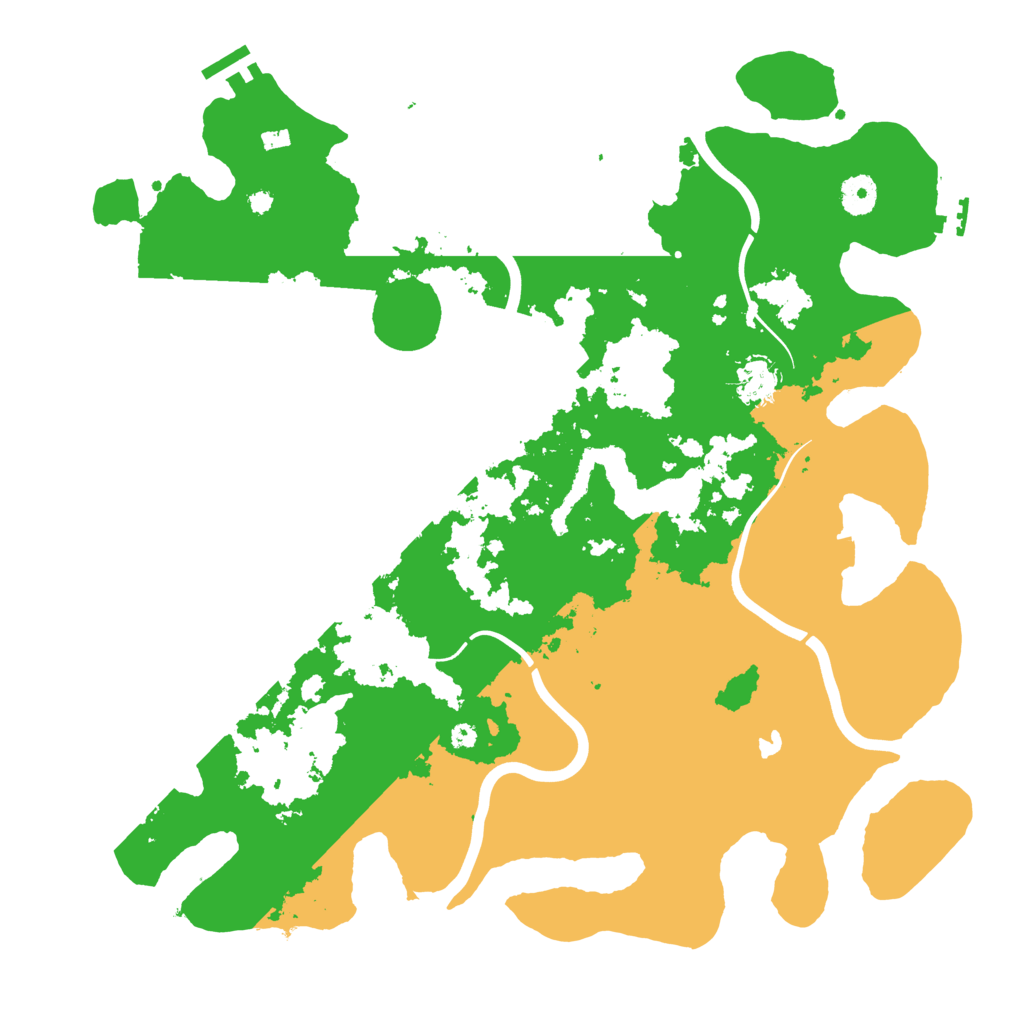 Biome Rust Map: Procedural Map, Size: 4000, Seed: 465296489