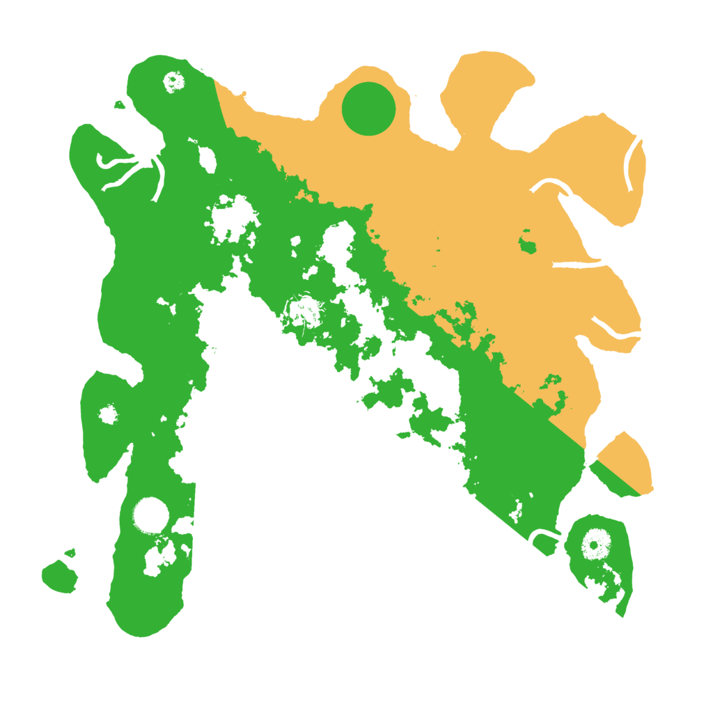 Biome Rust Map: Procedural Map, Size: 3500, Seed: 669696