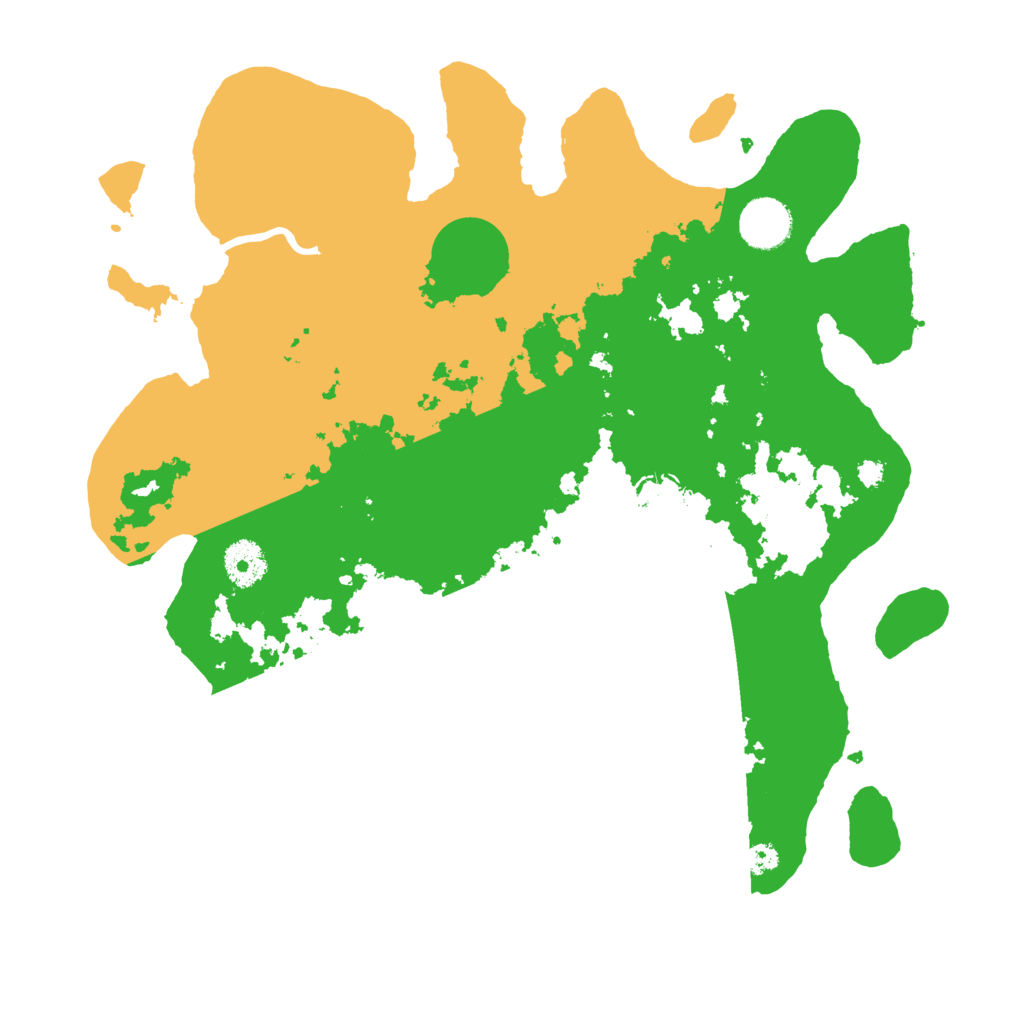 Biome Rust Map: Procedural Map, Size: 3500, Seed: 1688829274