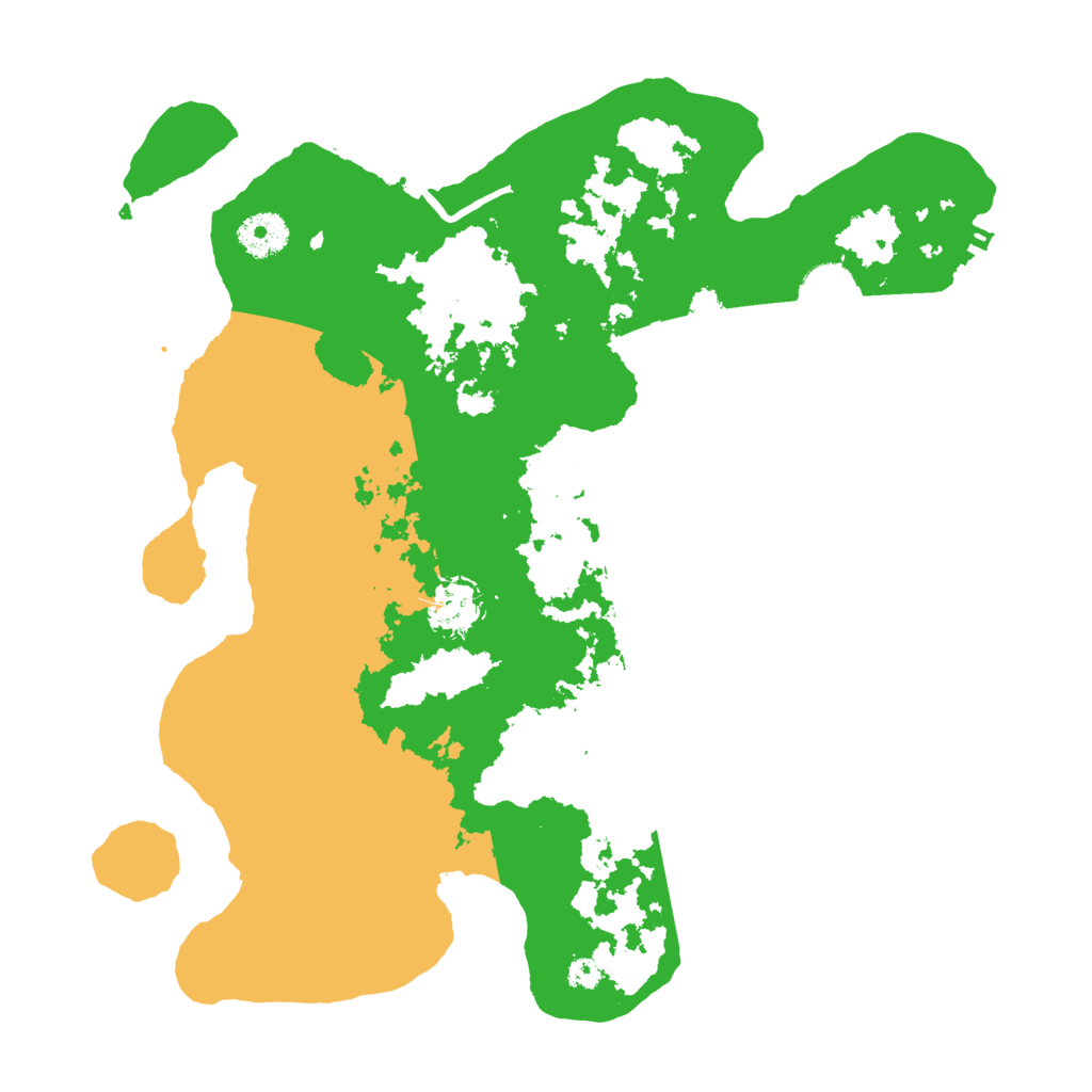 Biome Rust Map: Procedural Map, Size: 3500, Seed: 2212