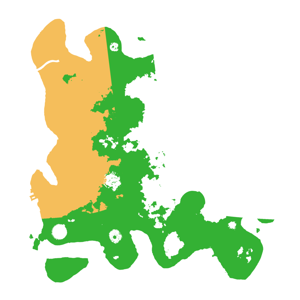 Biome Rust Map: Procedural Map, Size: 3500, Seed: 54496387
